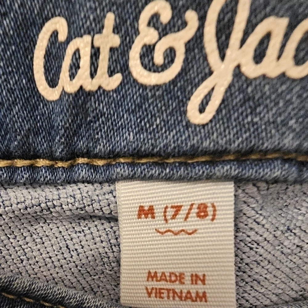 6/$20 Cat & Jack Super Stretch Jean Shorts Size 7/8